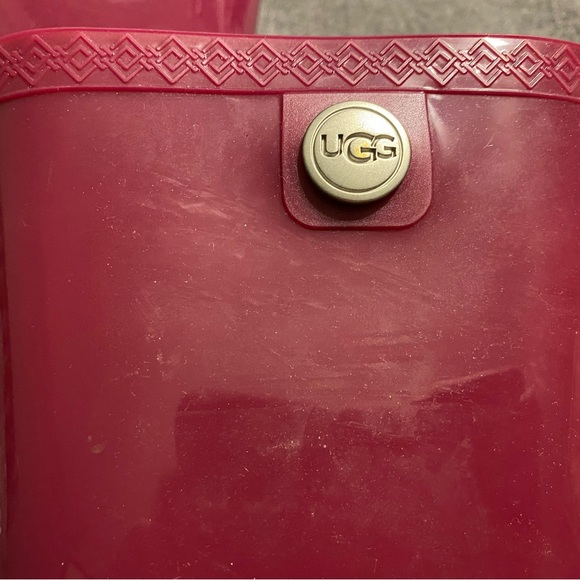 New!!! UGG red rain boots - Picture 6 of 6